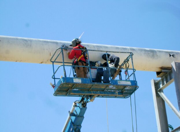 Cold tapping on a pipeline to install gas ultrasonic flow meter for flare gas